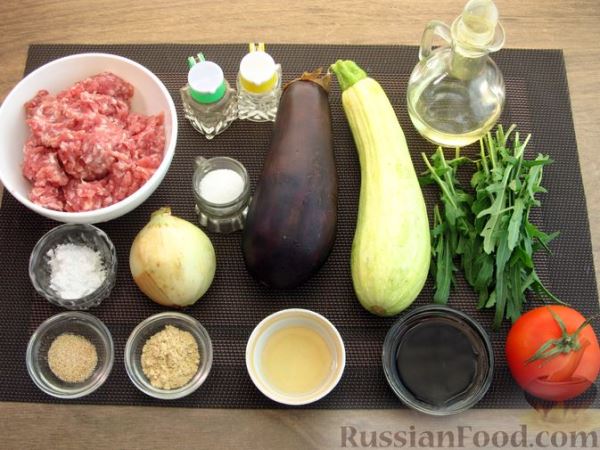 Митболы с обжаренными овощами