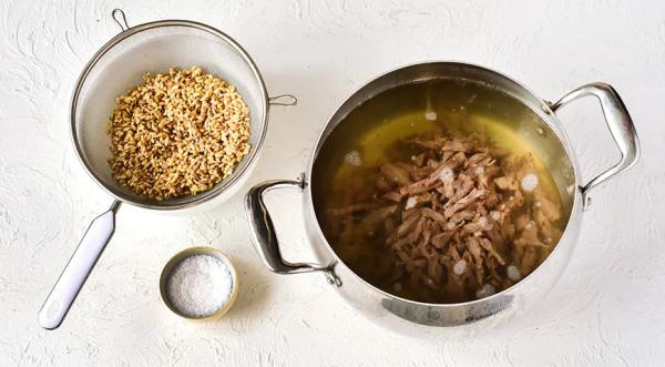 Рассольник Ленинградский с перловкой